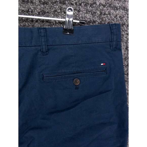 Tommy Hilfiger Shorts Mens 35 Actual 36 Blue TH Flex Stretch Chino Preppy NWT - Picture 14 of 16